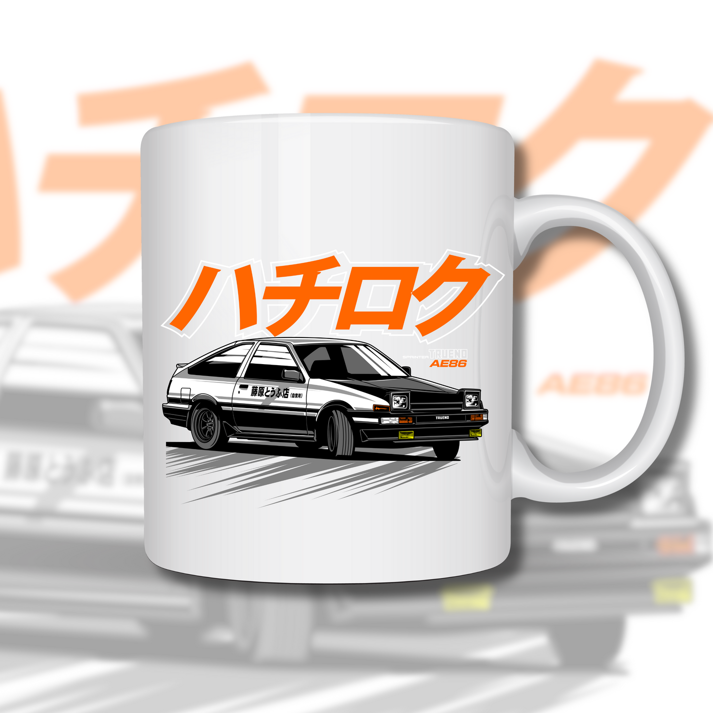 TASSE MIT MOTIV TOYOTA TRUENO AE86