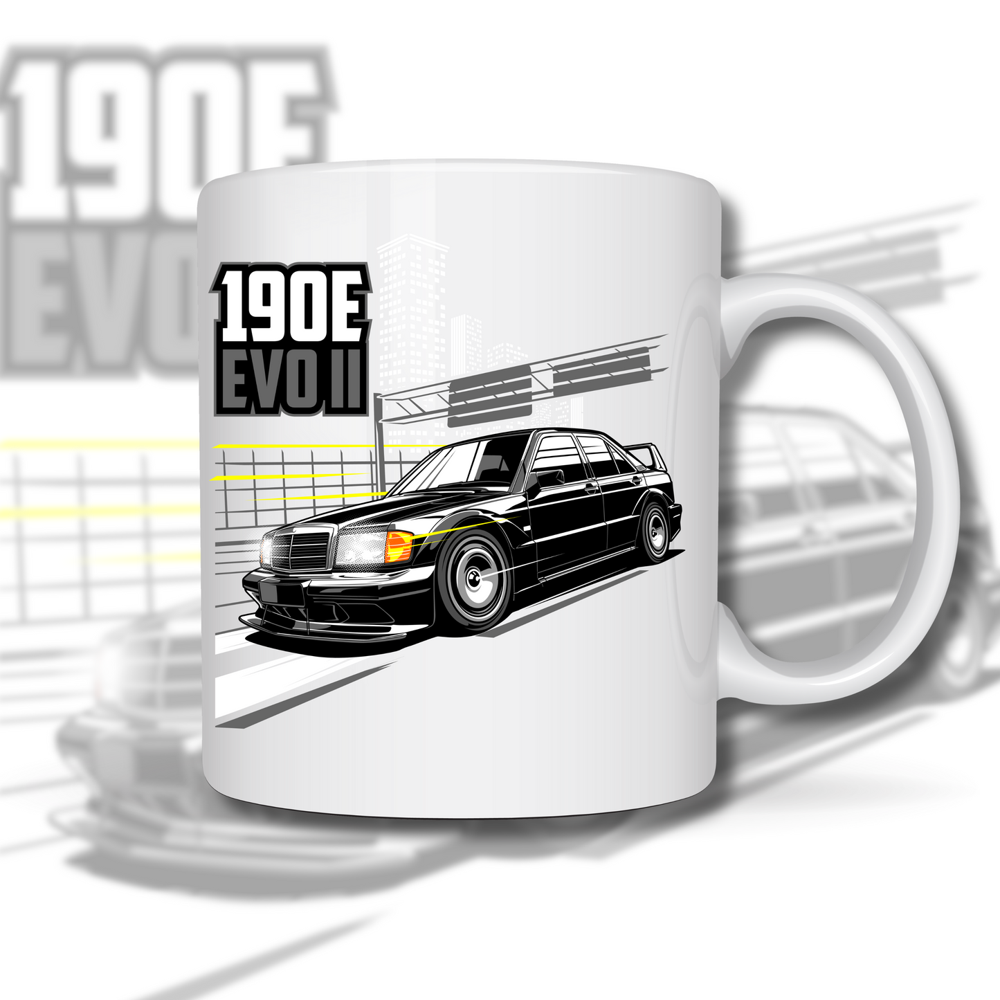 TASSE MIT MOTIV MERCEDES BENZ W201