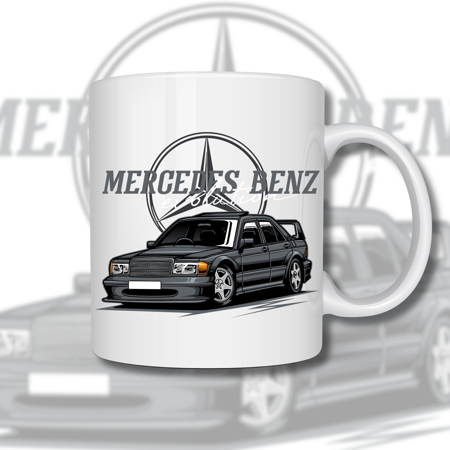 TASSE MIT MOTIV MERCEDES BENZ W201