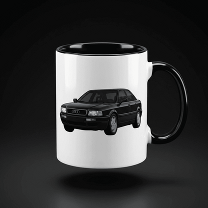 AUDI 80 B4 TASSE MIT MOTIV – BLACK. EDITION