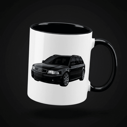 AUDI S4 B5 TASSE MIT MOTIV – BLACK. EDITION