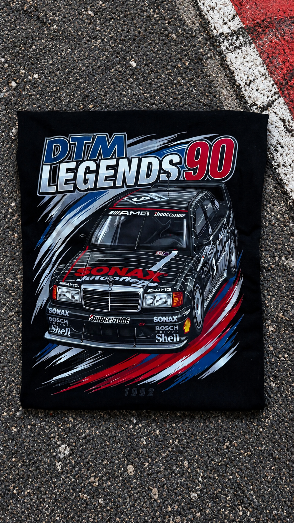MERCEDES W201 DTM T-SHIRT – DTM LEGENDS 90