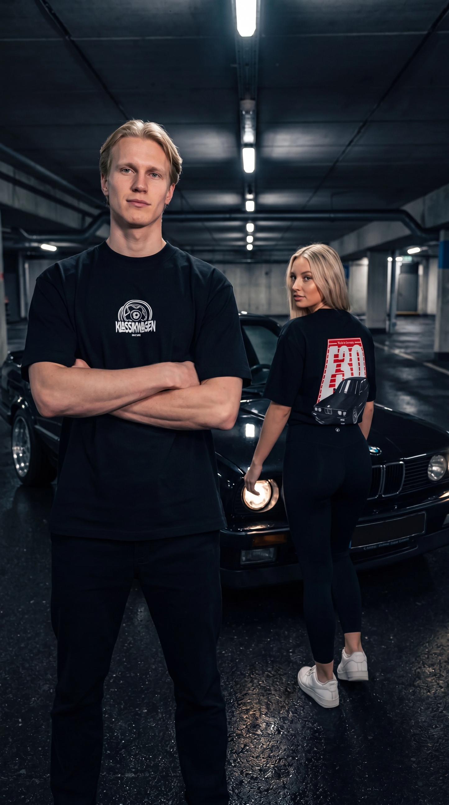KLASSIKWAGEN E30 MADE IN GERMANY - Oversized T-Shirt