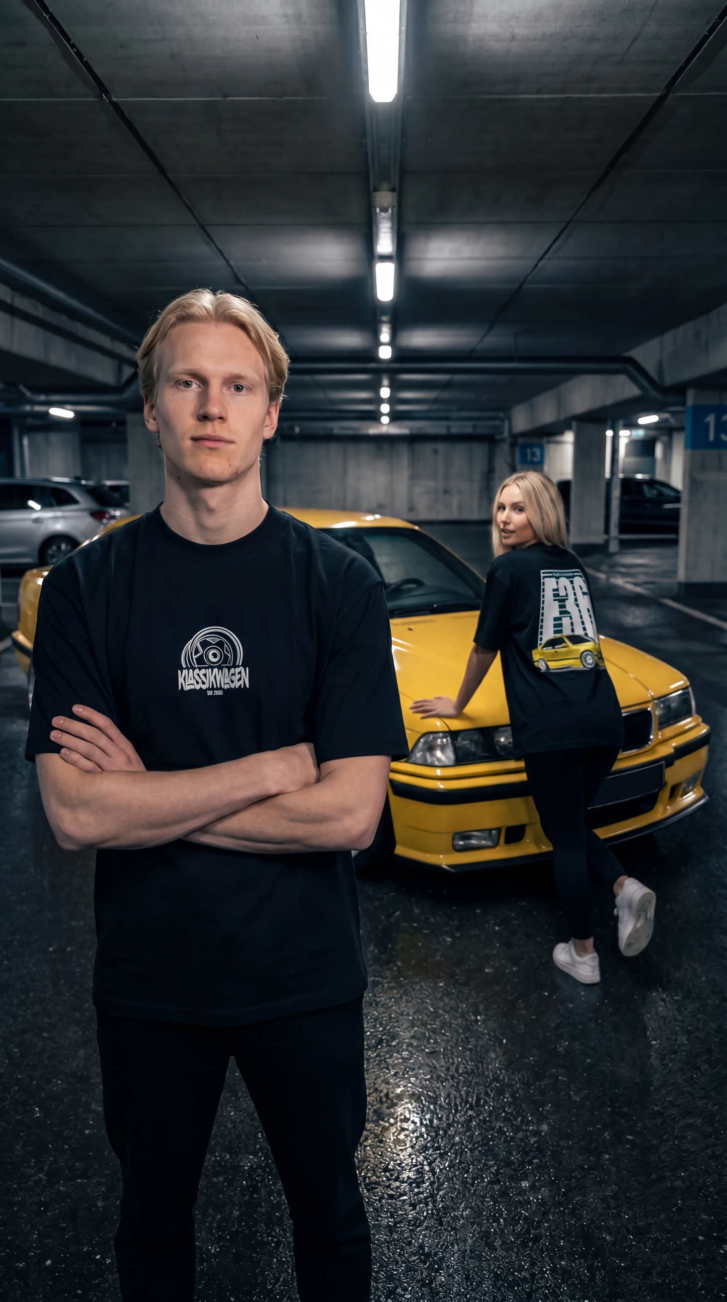 KLASSIKWAGEN E36 MADE IN GERMANY - Oversized T-Shirt