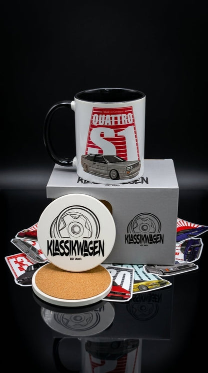 TASSE MIT MOTIV AUDI QUATTRO S1