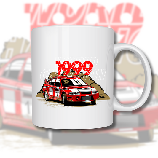 TASSE MIT MOTIV MITSUBISHI LANCER WRC