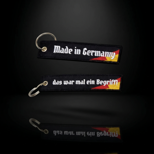 SCHLÜSSELANHÄNGER "MADE IN GERMANY – DAS WAR MAL EIN BEGRIFF!"