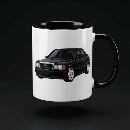 MERCEDES-BENZ W201 TASSE MIT MOTIV – BLACK. EDITION