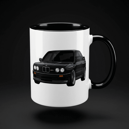 BMW E30 TASSE MIT MOTIV – BLACK. EDITION