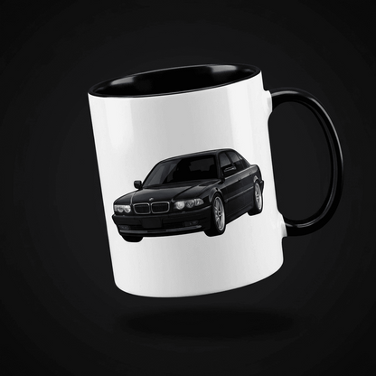BMW E38 TASSE MIT MOTIV – BLACK. EDITION