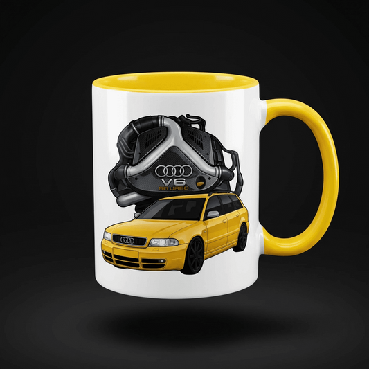 TASSE MIT MOTIV AUDI S4 B5
