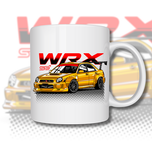 TASSE MIT MOTIV SUBARU WRX STI